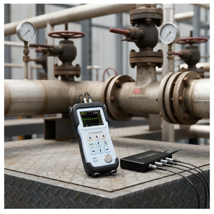 OEM Echtzeit-Kommunikations-Bluetooth UT-Gerät YUSHI Hochpräzises Ultraschall-Dickenmessgerät mit Echtzeit A-Scan B-Scan - Product Image 1