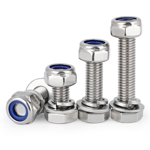 Boulon à Vis Fileté en Acier Inoxydable avec Rondelle Hexagonale et Écrou de Serrage pour le Montage d'Équipements Industriels - Product Image 3
