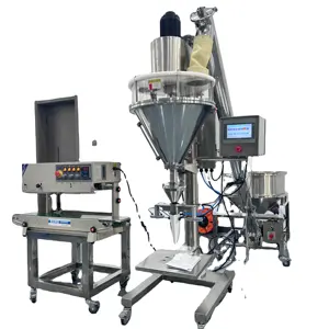 FILLING AUTO Highly Accurate Semi-Automatic Powder Filling Machine for Powder, Flour, Spices,Sugar,Granules