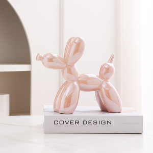 Statues décoratives créatives en céramique plaquée or sur le thème des plantes <span class=keywords><strong>et</strong></span> des animaux, style Art Déco, petits accents décoratifs pour la maison, sculptures pour mariage - Product Image 2