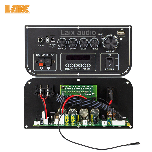 AMP 7.4V BT Speaker 2*30WATT Trolley Speaker Amplifier Board Pcb Active Speaker Amplifier Module