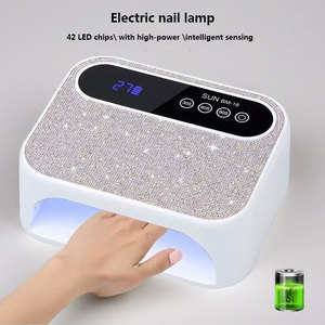 Lampe UV sans fil rechargeable à design diamant pour séchage rapide des gels, équipement professionnel d'amélioration des ongles, vente en gros - Product Image 2