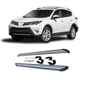 Barre de marche latérale en aluminium abs, marchepied pour <span class=keywords><strong>Toyota</strong></span> Rav4 2013 2014 2016 2017 2018 2019 2020 - Product Image 1