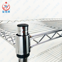 Étagères métalliques industrielles durables à 5 niveaux, rayonnages empilables, unités de rangement pour garage, supermarché, cuisine