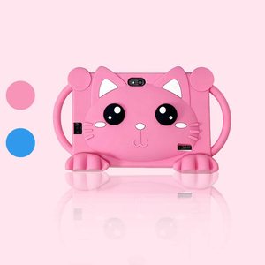 Tablette éducative intelligente Q8 <span class=keywords><strong>pour</strong></span> enfants, best-seller mondial, 2 Go + 32 Go, écran HD 7 pouces, étui support motif <span class=keywords><strong>chat</strong></span>, contrôle parental, vente en gros - Product Image 3