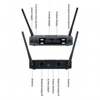 Système de microphone sans fil professionnel HX2, nouvelle conception, UHF, avec un excellent prix, système de microphone sans fil professionnel UHF