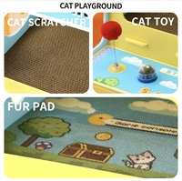 Nouvelle Maison pour Chat Écologique en PP, Tanière Interactive pour Jouer et Dormir avec Catnip, Lit Respirant pour Animaux de Compagnie, Jouet en Carton Ondulé, Vente en Gros, Fournisseur en Vrac