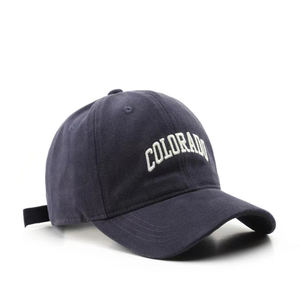 قبعة كلاسيكية عتيقة الطراز مع تطريز حروف أبجدية، قبعات بيسبول من قماش شائع للرياضات الخارجية، أنيقة وتوفر الظل - Product Image 6