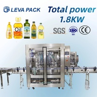 Machine de remplissage automatique multi-têtes certifiée CE, six pistons, 20-200 ml, pour huile comestible, miel, sirop, bouteilles, bocaux, sachets