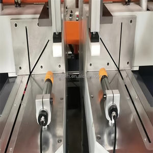 เครื่องเลื่อยตัดองศาสองหัว CNC สำหรับงานหนักเครื่องตัดขอบประตูหน้าต่างอะลูมิเนียมควบคุมการตัด45/90องศาสำหรับอลูมิเนียม upvc - Product Image 4