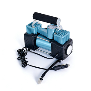 Compresor de Aire para Auto Multifuncional de Doble Cilindro y 12V, Flujo de Aire de 30L/MIN, Potencia de 120W, Metálico y Plástico, Tubo de 47CM - Product Image 2