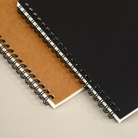 Cahier en papier recyclé fantaisie personnalisé de haute qualité A5 taille Journal à spirale carnet de croquis pour dessin et peinture crayon-friendly