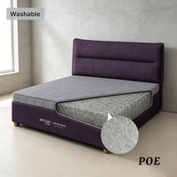 Skylee Nouveau Design Matelas 4D POE en Polymère Haute Performance Lavable, Matelas Queen Size 4D POE Rafraîchissant et Convertible pour Chambre d'Hôtel