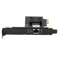 ZGHON 2.5G PCI-E RJ45 Kartu Jaringan Intel I226-V Master Chip 100/1000/2500Mbps PCIe X1 Adaptor Lan Win10 Win11