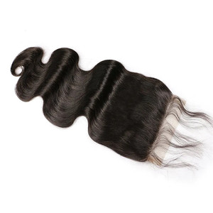 Pour Closure HD transparente 6x6 pré-épilée, partie libre, couleur naturelle, peut être teinte, Cheveux brésiliens vierges Remy 12A Baby - Product Image 3