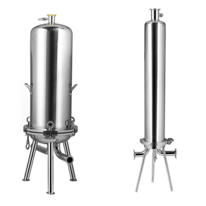 Housing Filter Cartridge Lipat Tunggal Stainless <span class=keywords><strong>Steel</strong></span> 304/316 dengan Laju Aliran Tinggi untuk Industri Kimia - Product Image 4