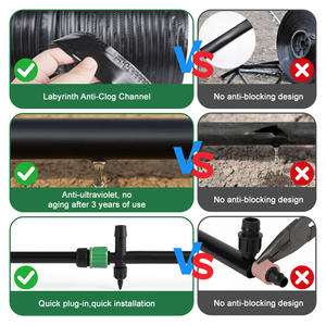 물방울 관개 시스템 물 절약 토양 재배 정원 온실 관개 파이프 물방울 라인 - Product Image 2