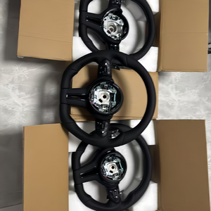 Volant sport en cuir de qualité supérieure pour BMW, pour les modèles Série 3 F10/F30/F90/F01/F12/M3/M6/E90/Z4/X1/X6, modèle <span class=keywords><strong>TN3</strong></span> - Product Image 6