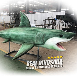 Squalo Animatronico a Grandezza Naturale per Interni, per <span class=keywords><strong>Parchi</strong></span> Giochi per Bambini, Centri Commerciali e <span class=keywords><strong>Parchi</strong></span> <span class=keywords><strong>Divertimento</strong></span>, Realizzato in Metallo, Silicone e Acciaio - Product Image 4