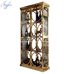 Estante para Botellas de Vino Art Deco de Acero Inoxidable EX622, Impermeable y Duradero, para Decoración Interior de Bares, Cafeterías, Restaurantes y Hoteles - Product Image 2