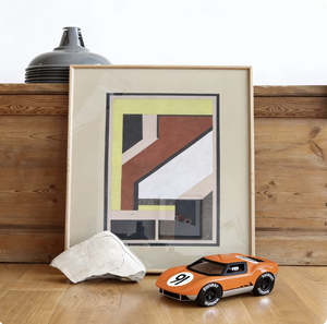 Playforever UK Auto <span class=keywords><strong>Giocattolo</strong></span> in Plastica Durevole Dipinta per Bambini, Ornamento Vintage Muscle Car in Scala 1:64 Personalizzabile - Product Image 1