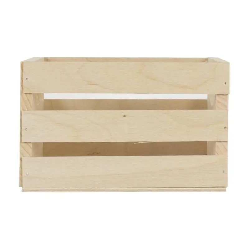 Cajas de almacenamiento de madera Tapa deslizante Niño sin terminar 3 Regalo Cajas de madera Caja de frutas Carteles de pared de escritorio