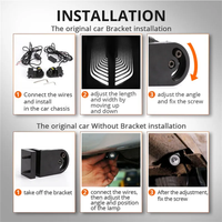 ZHISIN Projecteur LED Ailes d'Ange Haute Définition pour Modification Automobile, Éclairage de Châssis à Projection au Sol, État Neuf