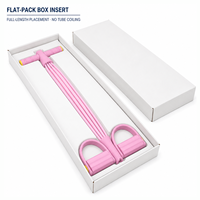 6 Tubes de Résistance TPE pour Entraînement des Biceps et des Bras Assis avec Logo et Emballage Personnalisés