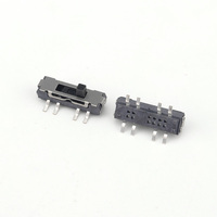 Micro interrupteur à glissière court-circuitant 23d1823d19 spécification 8 broches 3 positions 12v 0.05A Mini interrupteur coulissant Smd Micro interrupteurs à glissière