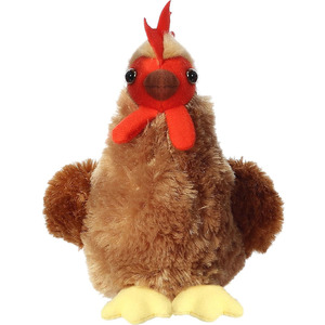 Peluche de Gallo Marrón, Juguete de Peluche, <span class=keywords><strong>Mini</strong></span>, para Niños, Niños Pequeños, Adultos, Familias, Venta al por Mayor, Personalizado, Estándar CPC CE, Animal de 9 Pulgadas - Product Image 4