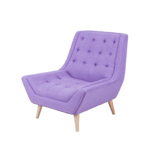 Venta caliente de la habitación de madera maciza sofá moderno distintos elegante sillón y <span class=keywords><strong>Otomano</strong></span> con pierna de madera - Product Image 4