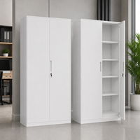 Armoire de classement en acier pour bureau, armoire de rangement en métal avec étagères réglables pour le rangement de bureau