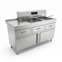 Four à vapeur électrique intelligent à quatre têtes en acier inoxydable pour la cuisson des pains vapeur, idéal pour les cuisines de restaurants – Approvisionnement direct usine