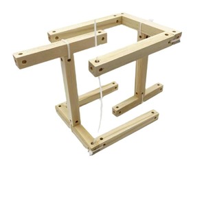 ชุดโครงสร้างสมดุลแบบ DIY ของเล่นวิทยาศาสตร์ไม้สำหรับการทดลองทางการศึกษา รูปทรงเรขาคณิต - Product Image 5