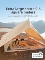 Tente de glamping de luxe personnalisée, moderne, grande capacité, quatre saisons, en toile, résistante aux intempéries et au vent, pour événements
