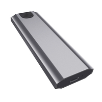 Caja de Aluminio para Disco Duro SSD M2, Carcasa para HDD, Caja para SSD NGFF, Tipo C, USB 3.1 a M2