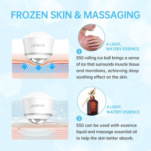 Bola pijat dingin logam cryotherapy terapi panas, bola pijat dingin, pengalaman penyembuhan Polar, rol es, cepat, menghilangkan nyeri, otot, ketegangan - Product Image 2