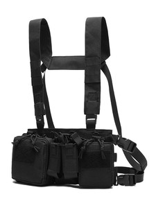 Chaleco Táctico Ligero de Camuflaje Oxford al por Mayor, Correa de Pecho Táctica Multifuncional de Liberación Rápida para Uso en Exteriores - Product Image 4