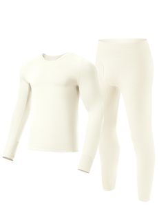 <span class=keywords><strong>Sous</strong></span>-vêtements thermiques pour hommes - Caleçons longs doublés de polaire, <span class=keywords><strong>couche</strong></span> de base <span class=keywords><strong>chaude</strong></span> pour l'hiver, haut et bas pour temps froid - Product Image 3