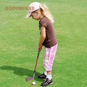 Clubs de <span class=keywords><strong>golf</strong></span> télescopiques ajustables portables pour droitiers avec manche, pour l'entraînement au chipping - Product Image 1