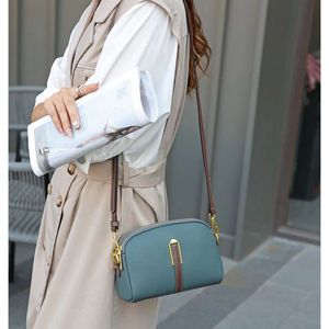 AndoBag Genuine Cow Leather Sling Shoulder Crossbody Bags for Women Small Shell Bag Fashion Versatile <b>Phone</b> <b>Purse</b> 9266 - Product Image 2