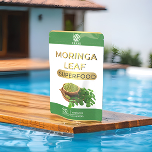 Капсулы с порошком моринги <span class=keywords><strong>500</strong></span> мг: Поддержка иммунитета и метаболизма, зеленый суперфуд, капсулы из листьев моринги - Product Image 1