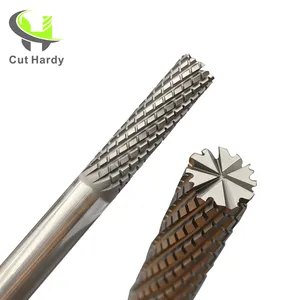 cuthardy diamond rough solid tungsten Custom cnc knife carbide milling cutter for Carbon fiber sheet