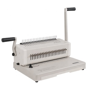 C25A mesin pengikat Sisir A4 Manual untuk RUMAH & kantor 450 lembar Tangan sempurna 25 lembar mesin pengikat buku Puncher - Product Image 1