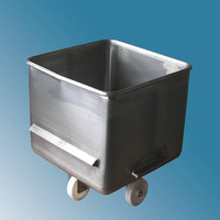 Chariot en acier inoxydable 304 pour les usines de transformation alimentaire et les ateliers d'abattage