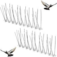 Dispositif anti-pigeons écologique en acier inoxydable 304, pointes anti-oiseaux pour balcon, clôture, toit, lutte antiparasitaire extérieure