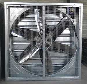 52inch 33420CFM Warehouse Ventilation Anti Dust Large Industrial Louvered Wall Exhaust Fan