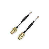 Cable Pigtail SMA Hembra a IPX/UFL de Calidad, Conector Personalizado, Cable Adaptador Blindado con Anillo de Ferrita, Cables de Comunicación