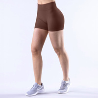Shorts de sport athlétiques à séchage rapide en nylon, taille mi-haute, pour femmes, shorts de compression personnalisés pour le fitness, le yoga et les sports