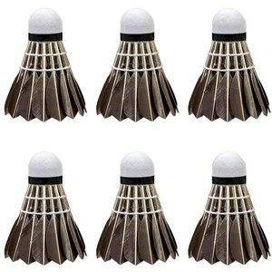 Lot de 12 volants de badminton noirs durables en plumes de canard, pour intérieur et extérieur - Product Image 4